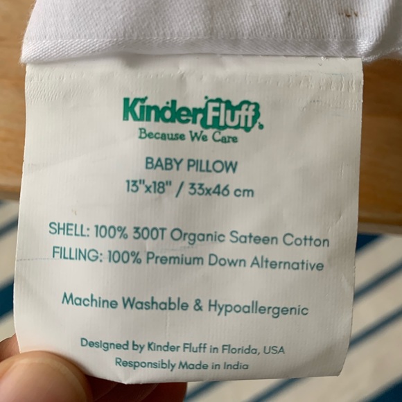 Kinder Fluff Toddler Pillows (NWT) - Picture 5 of 10